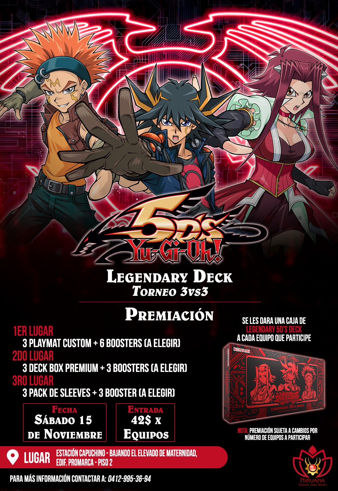 Legendary 5D's Deck - Torneo 3vs3